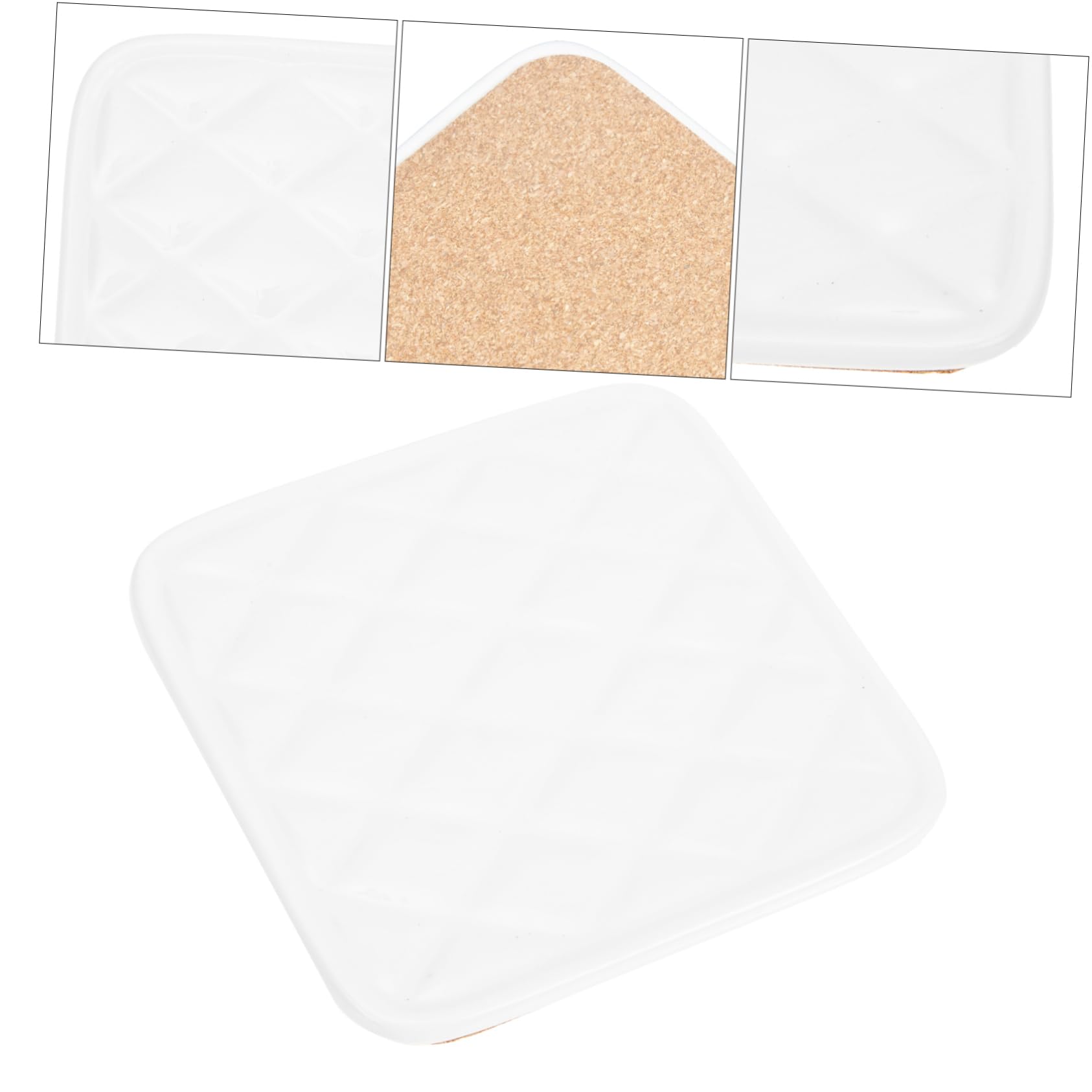 Didiseaon Ceramic Nail Palettes Handheld Makeup Mixing Tools for Salon Art Display Photography Props Design Versatile for Nail Gel Makeup Present for Beauty Enthusiasts