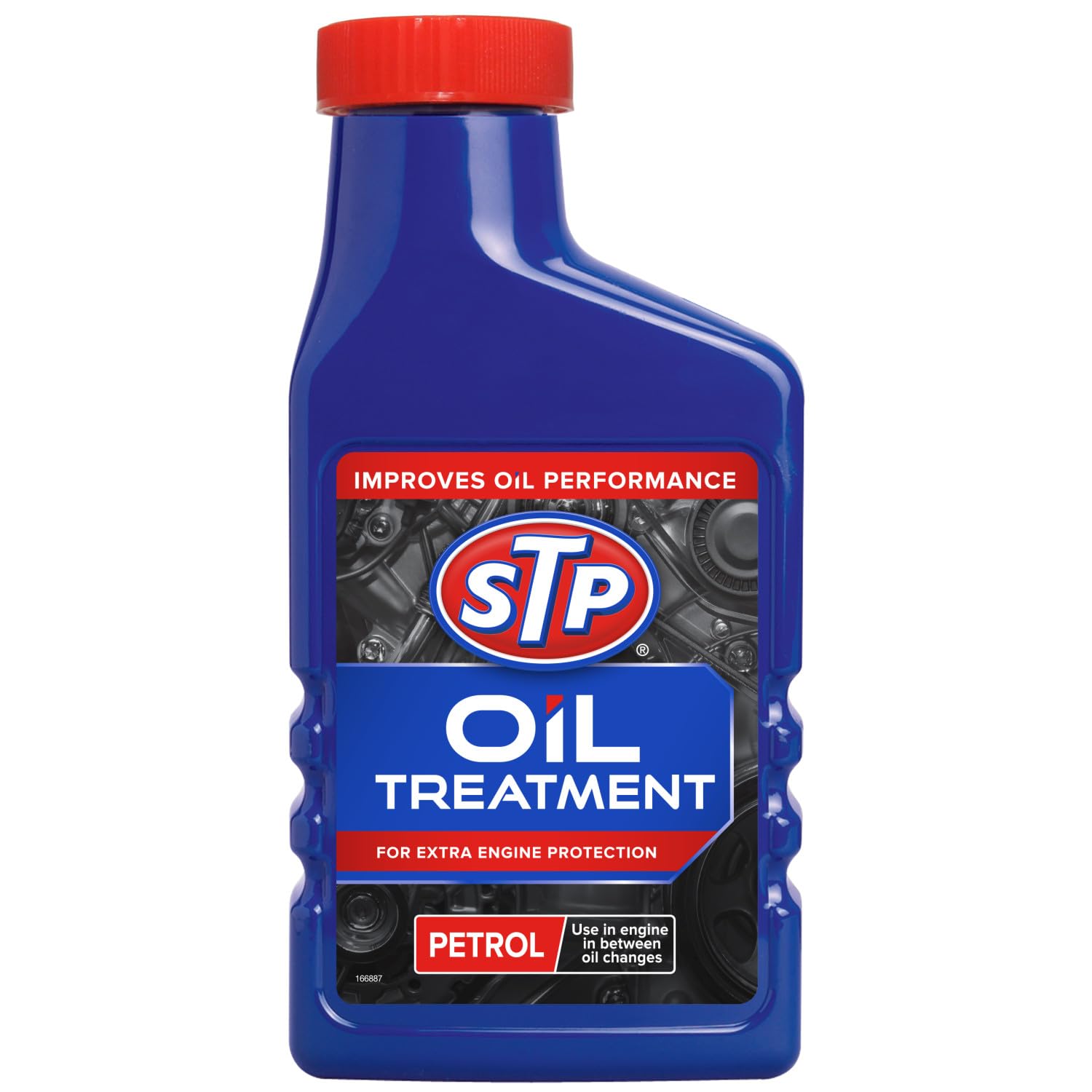 STP Oil Treatment for Petrol Engines 450 ml, Protects your Engine by Reducing Deposits, Reduced Oil Consumption, Mechanical Car Cleaning Products, Made in the UK