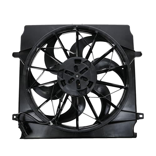 Vista 111 de TRQ Conjunto de ventilador de refrigeración dual compatible con Infiniti EX35 2009 FX35 FX50 2007-2008 G35 2008-2013 G37 2012-2013 M35h 2014-2015