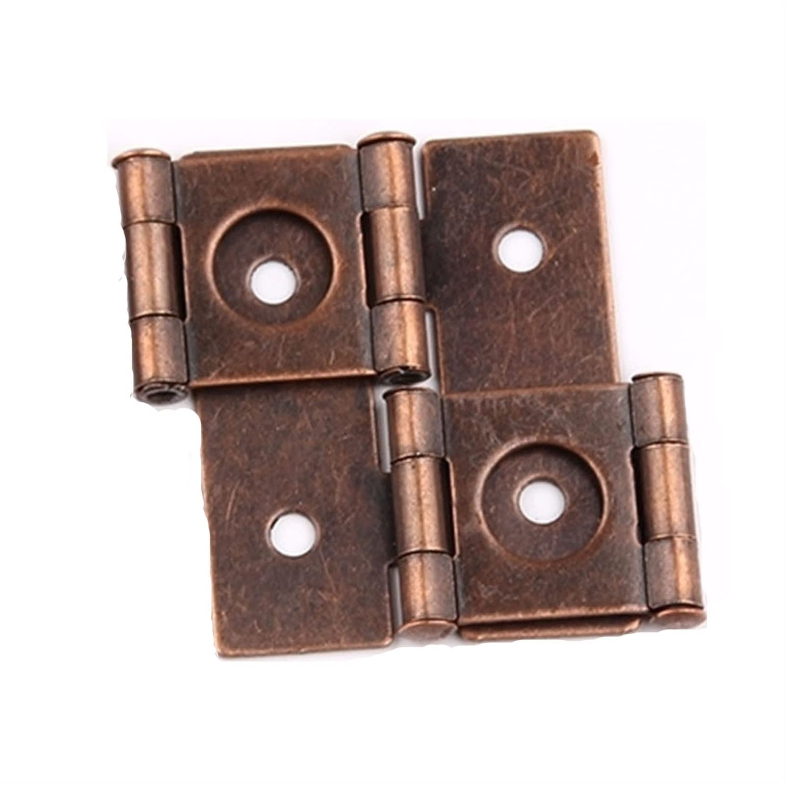 Charnières solides à double roulement bronze antique 47x48mm 10PCS