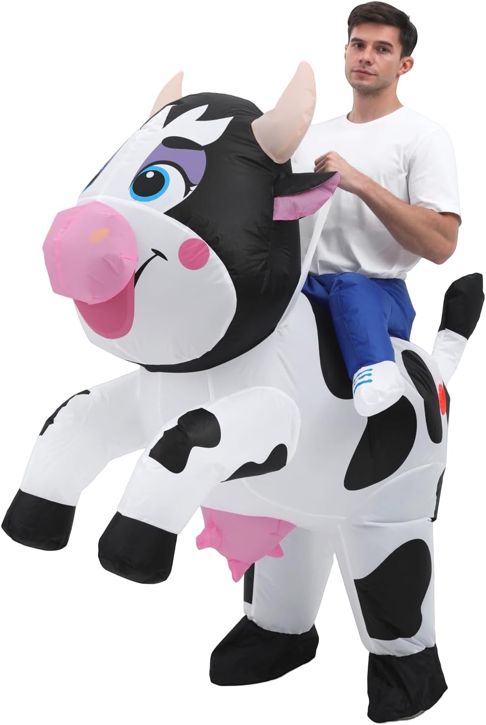 Inflatable Costume for Adult Ride on Animal Blow up Costumes Inflatable Halloween Costumes Fancy Dress Adults