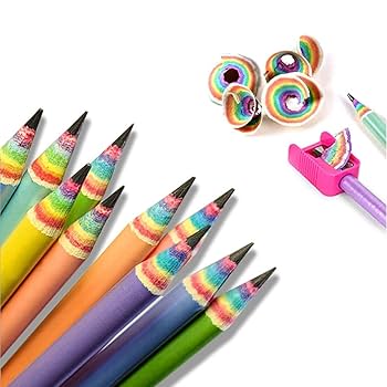 Amazon | 鉛筆 えんぴつ かきかた レインボー鉛筆 Rainbow