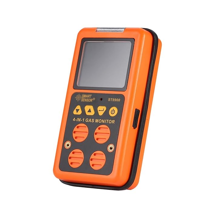 Buy Gas Detector, H2S, O2, CO and LEL 4 in 1 Gas Monitor, Portable Gas