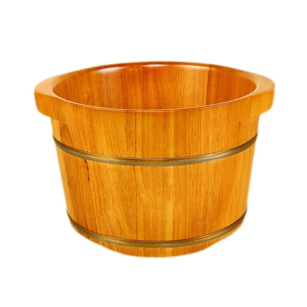 PUCHEN Barril de Madera, SPA para pies, Lavado de pies, Barril, pedicura, baño de pies, baño de pies, Barril, Madera Maciza, remojo de pies, Cubo, cubeta, LoftyAmbition Comfortable Anniversary