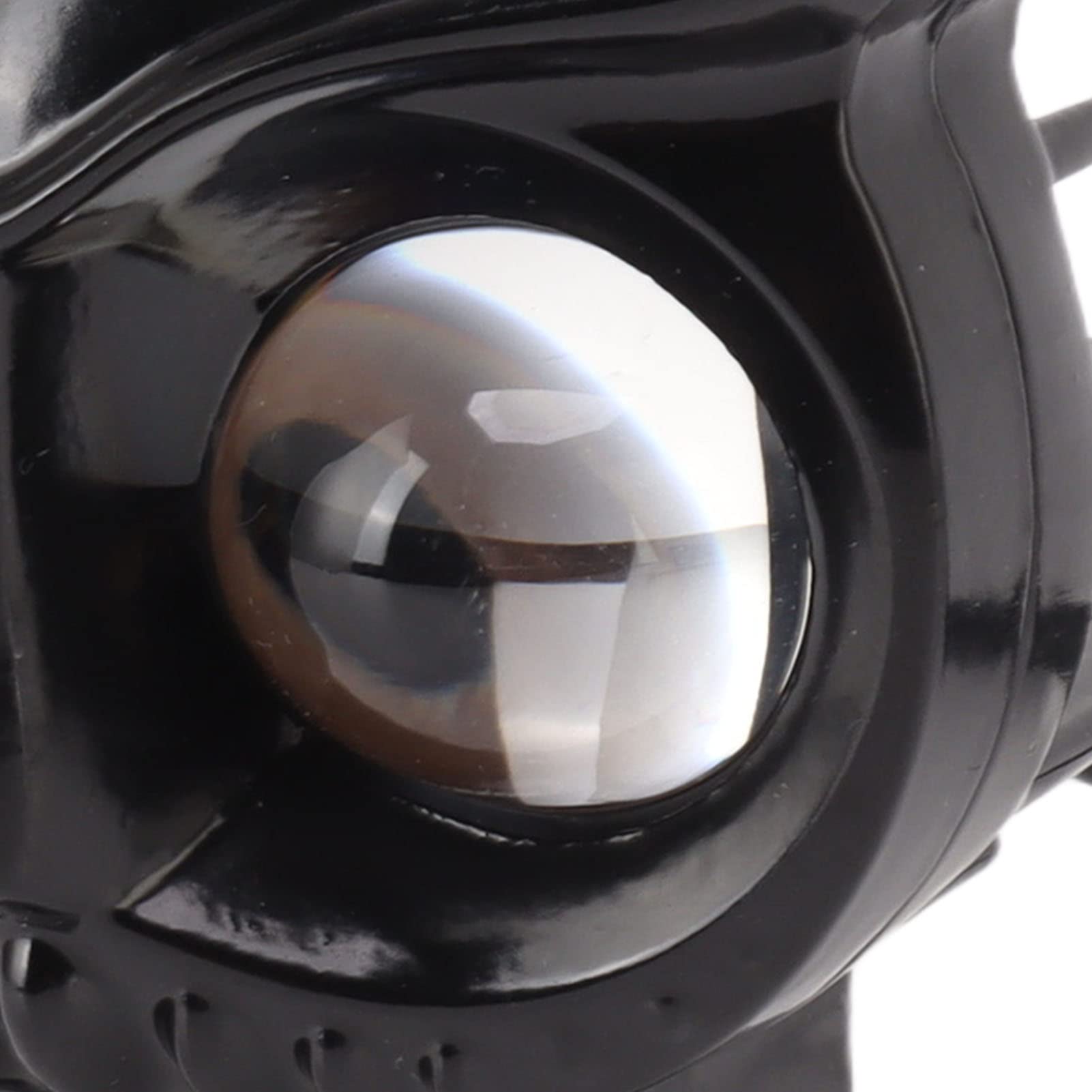 Fari Fendinebbia LED Moto,Fendinebbia del Motociclo a Forma di Gufo della Lega di Alluminio,12‑80V Luce Bianca Gialla,15 W 2000LM IP67,per Moto