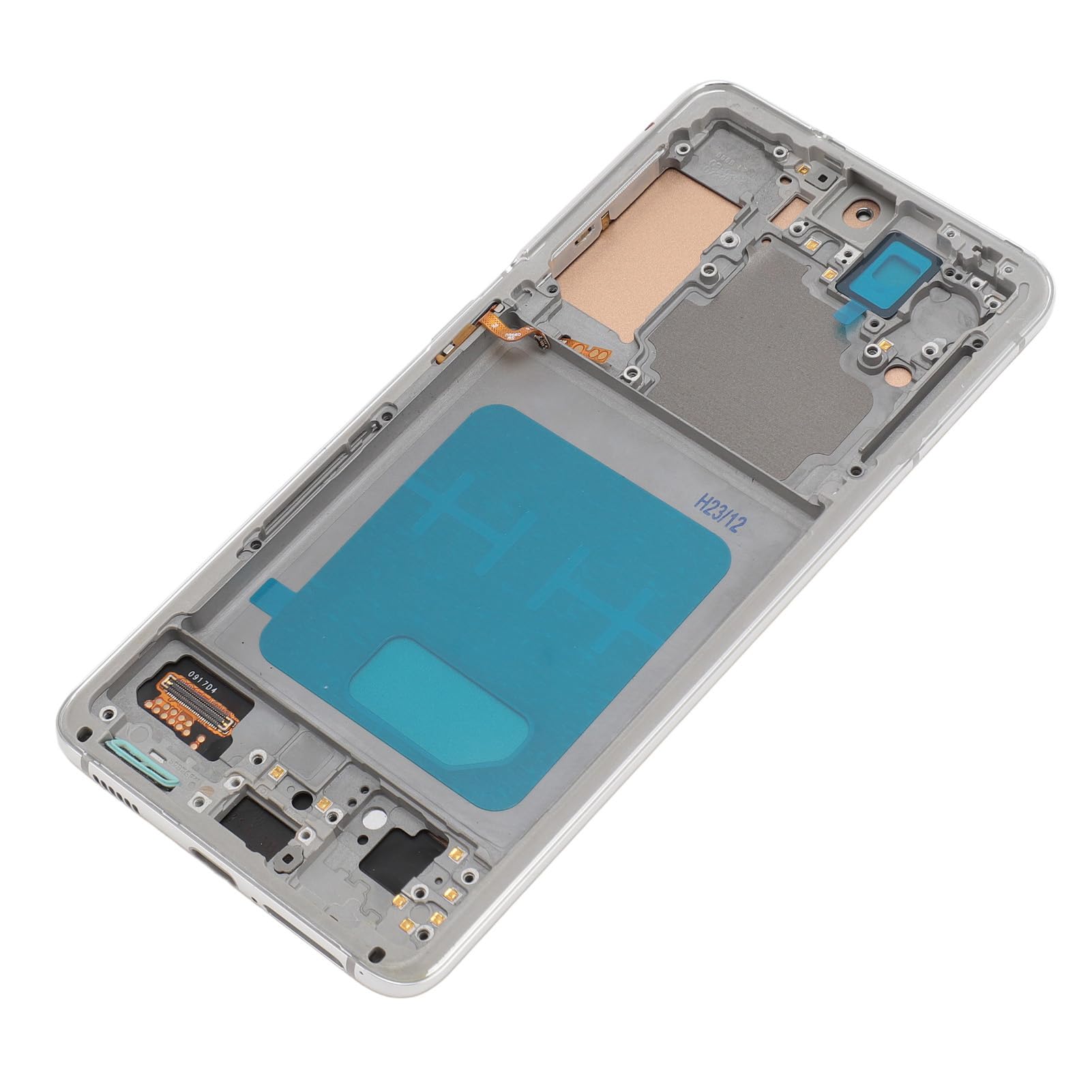 Socobeta Telefon Dotykowy LCD Wymiana Digitizer Ekran Dotykowy o Wysokiej Czułości do S21 5G 6,2 Cala Trwały Zestaw Naprawczy (Srebrny)