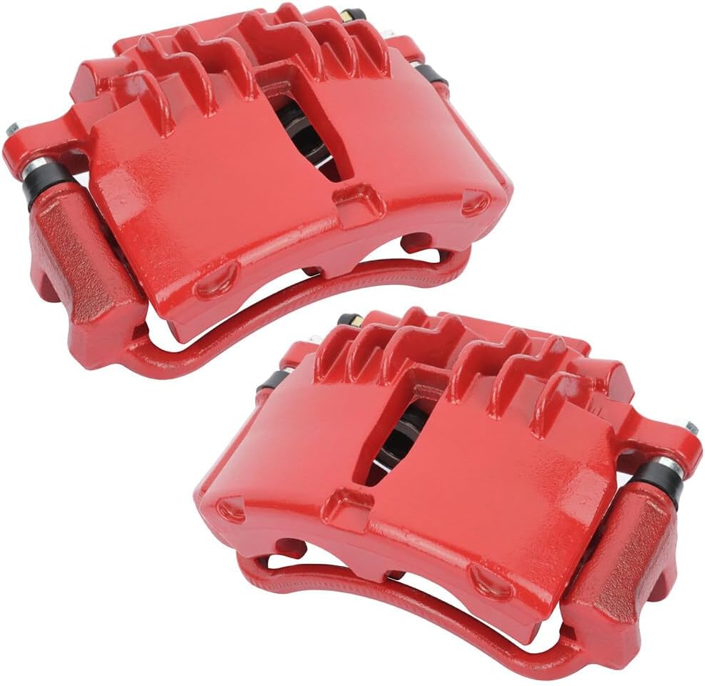 AUTOMUTO Front Left & Right 18-B4722 18-B4723 Disc Brake Calipers With Bracket For Ford For Mustang 1999-2002