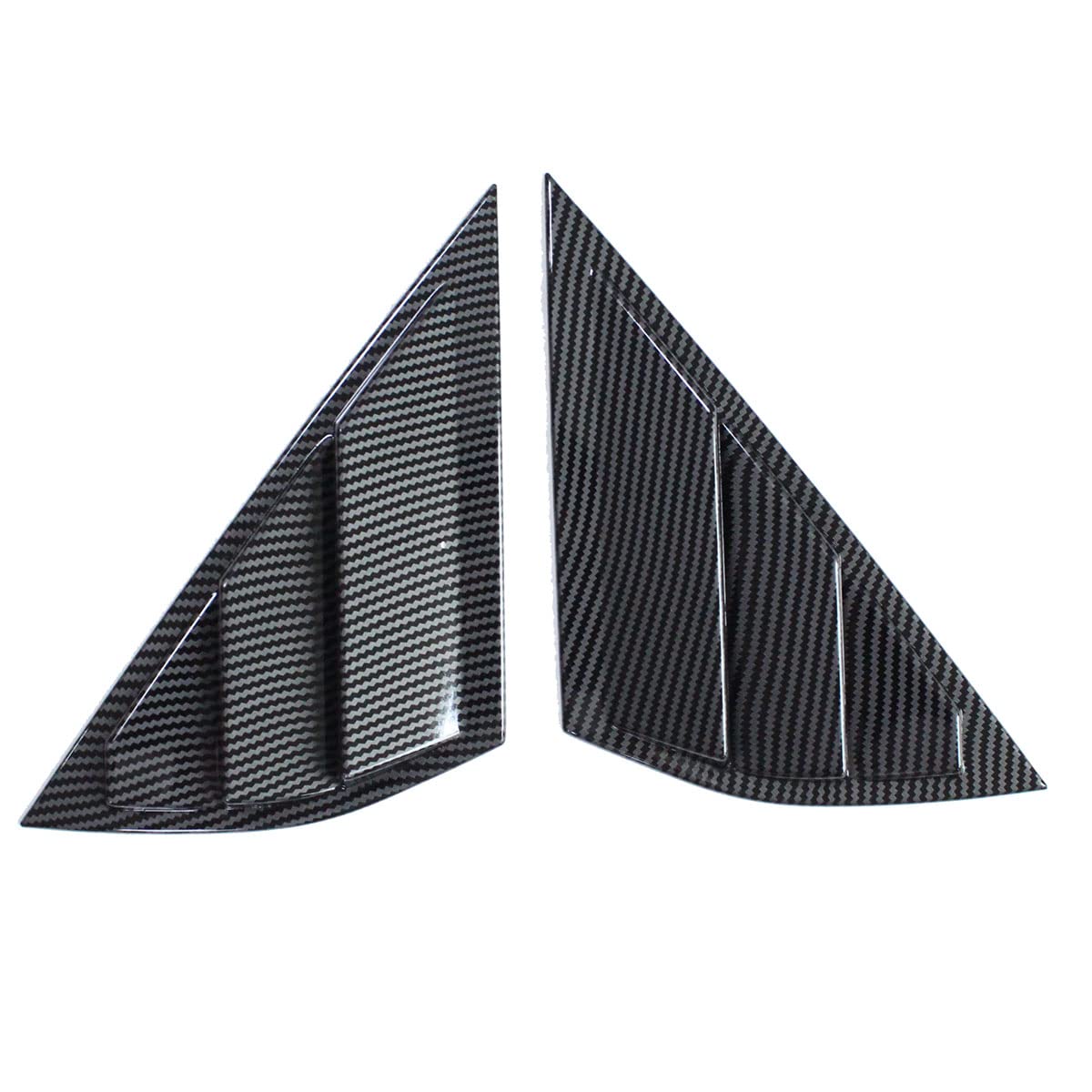 BestEvMod - Copertura per finestra in ABS (V2 V2, fibra di carbonio, compatibile con Mustang Mach E 2026 2025 2024 2023 2022 2021)