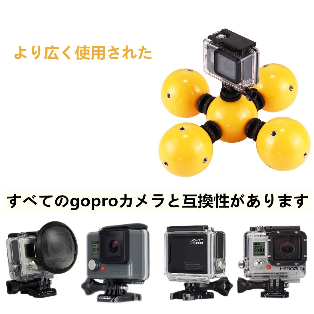 Amazon | PULUZ Go proフローティングボール 多機能水中フロート 水上 