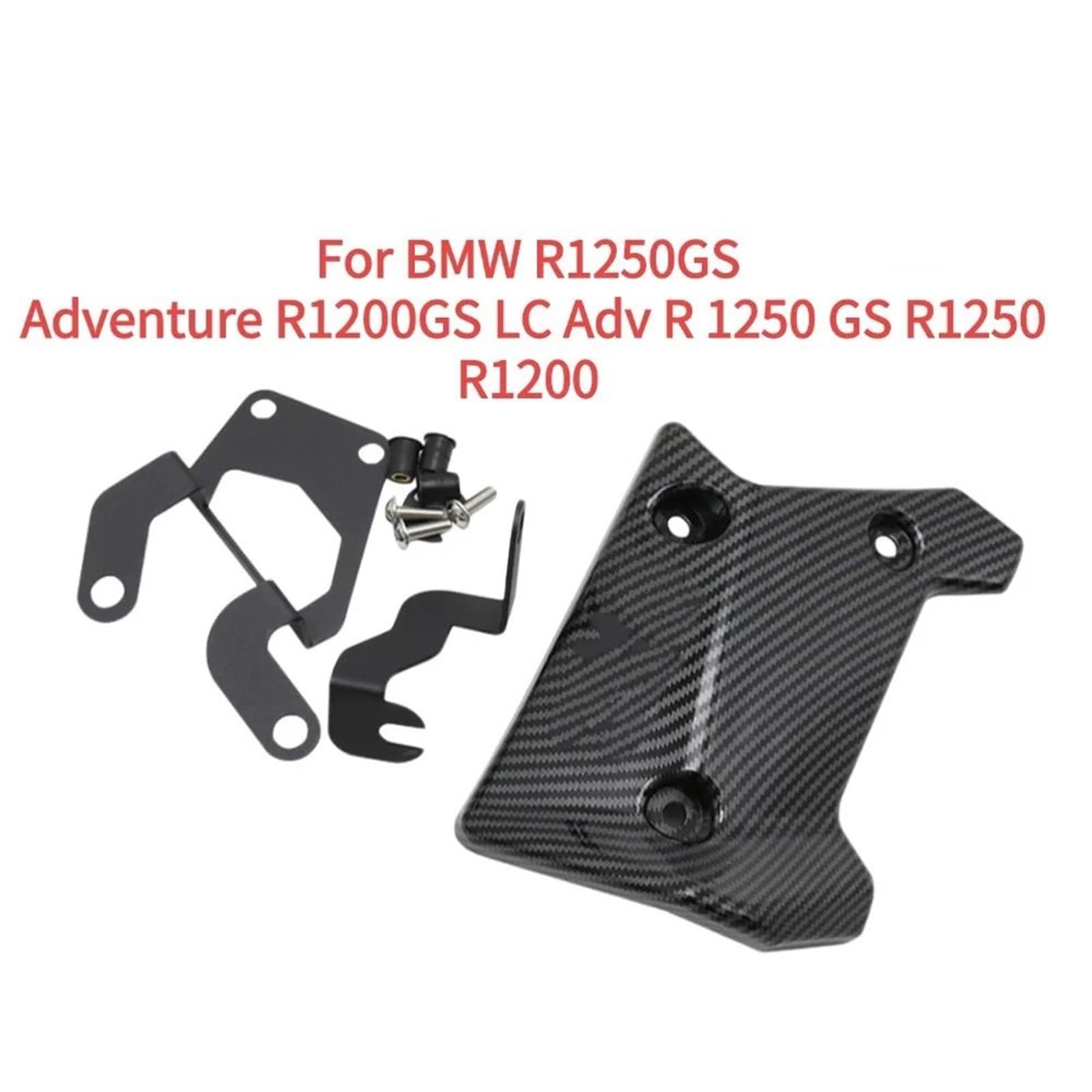 Pasuje do BMW R1250GS R1200GS LC R 1250 GS R1250 R1200 Klapa wydechowa Pokrywa sterowania Górna rama Wypełnienie Środkowy panel boczny(Carbon fiber texture)