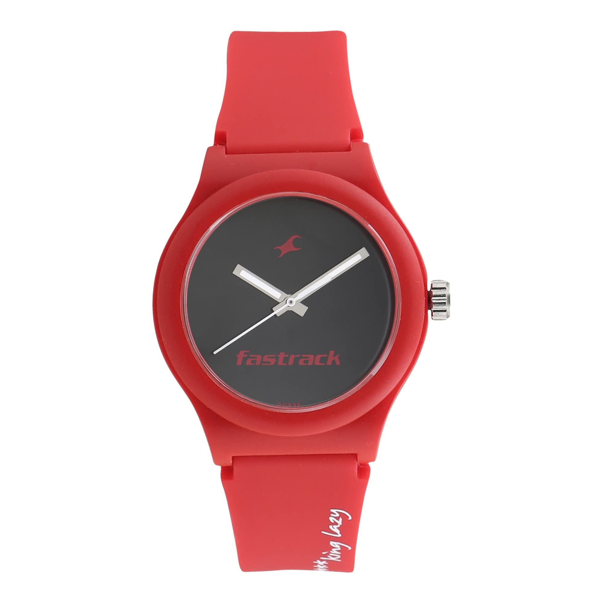 Fastrack Stainless Steel Analog Grey Dial Red Strap Unisexs Watch-38037Pp12 (B07D3BP9YJ) Amazon Price History, Amazon Price Tracker