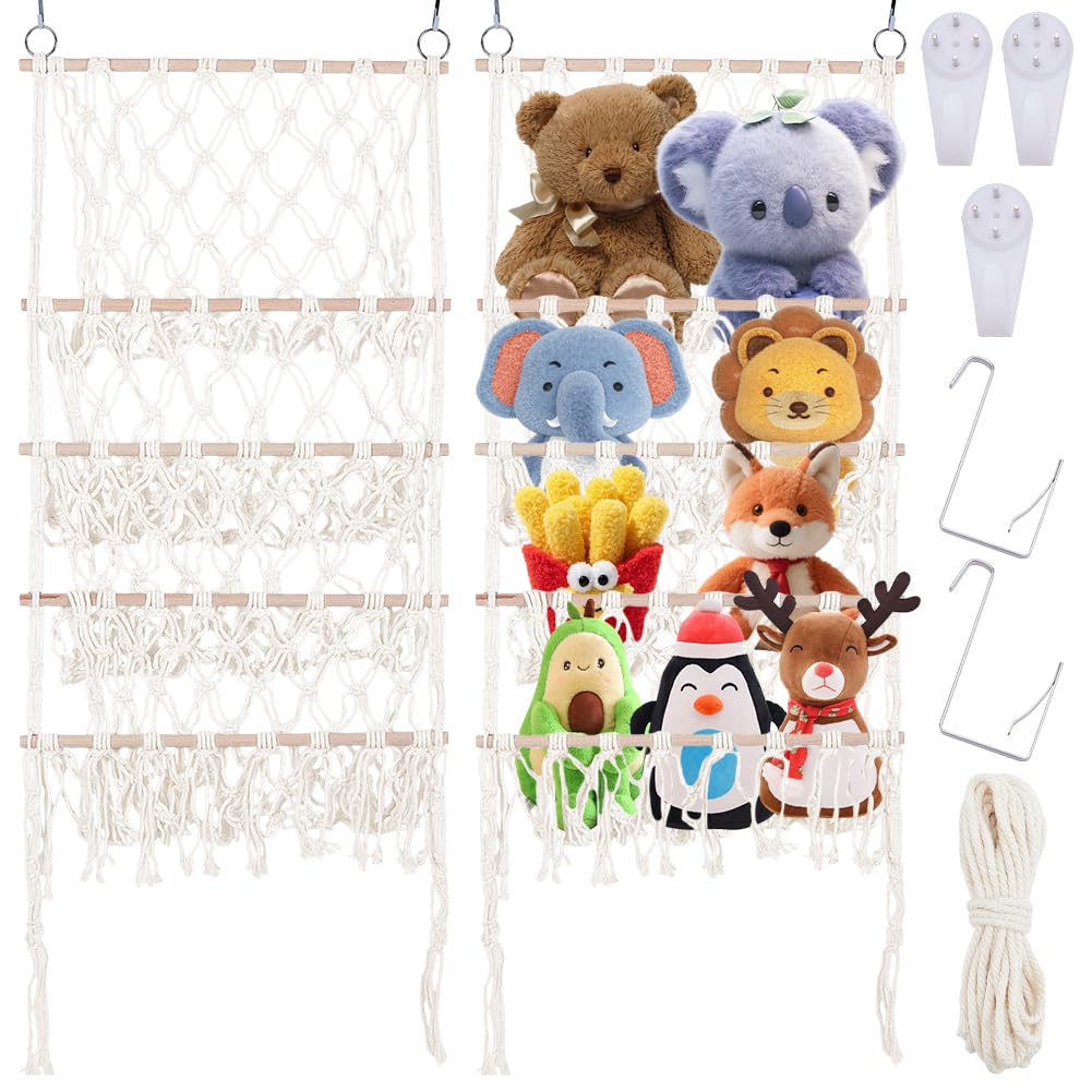 Hamac en peluche suspendu INFUNLY pour ranger la chambre d'enfant