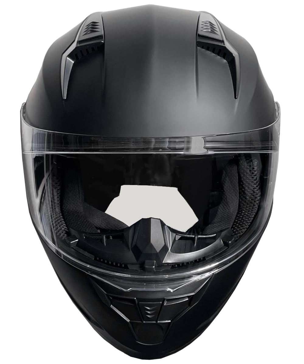 Integralhelm Motorradhelm Rallox 67 schwarz matt Motorrad Roller Sturz Helm S M L XL