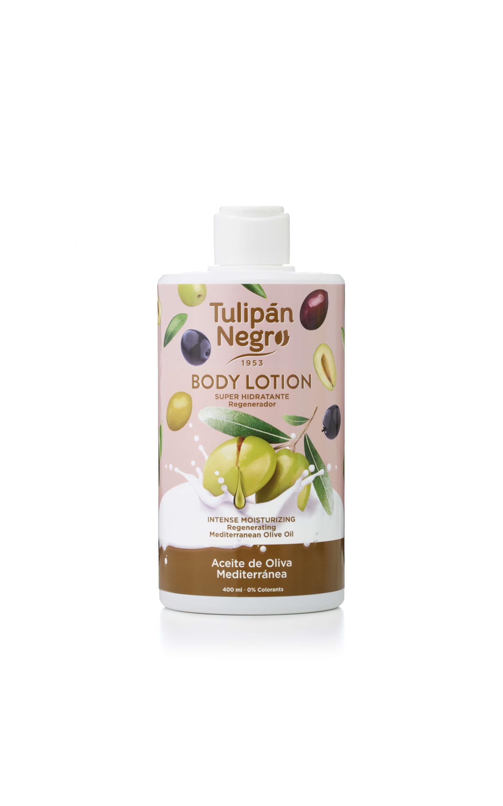 Tulipan Negro Light Olive Oil Body Lotion, Moisturizing, 400Ml
