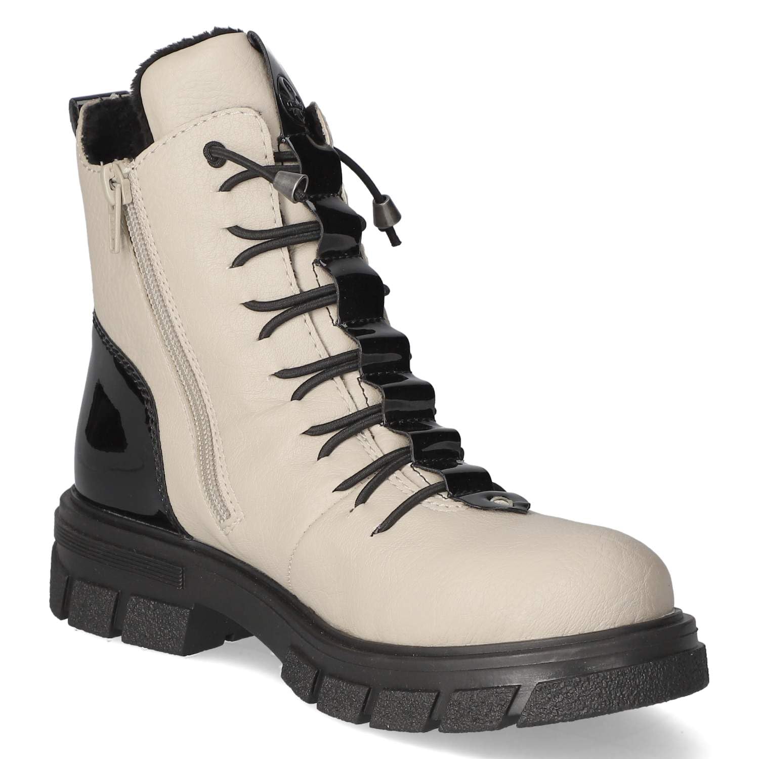 Rieker Z9152-60 Damen Boots Synthetik in beige - Gr. 36