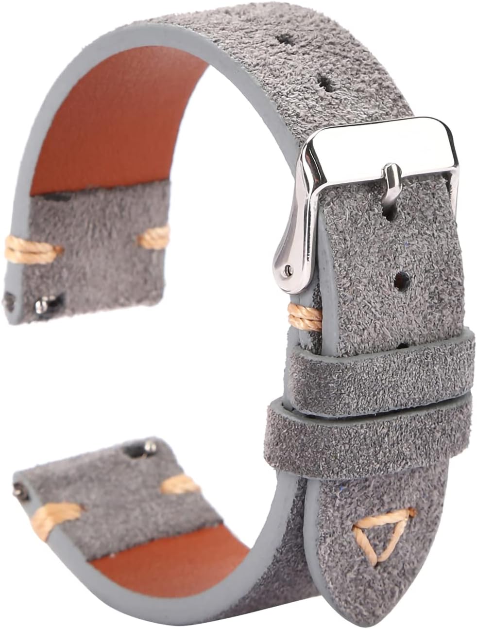 Quick Release Suede Leather Watch Bands Vintage Watchband for Men Watch Strap 18mm 19mm 20mm 21mm 22mm
