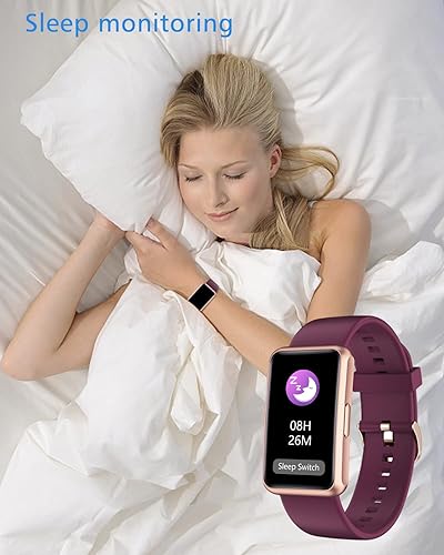 Miniatura 5 de Rastreador de actividad física, no Bluetooth, no requiere aplicaciónteléfono, reloj de fitness IP68 impermeable con contador de pasos, rastreador de