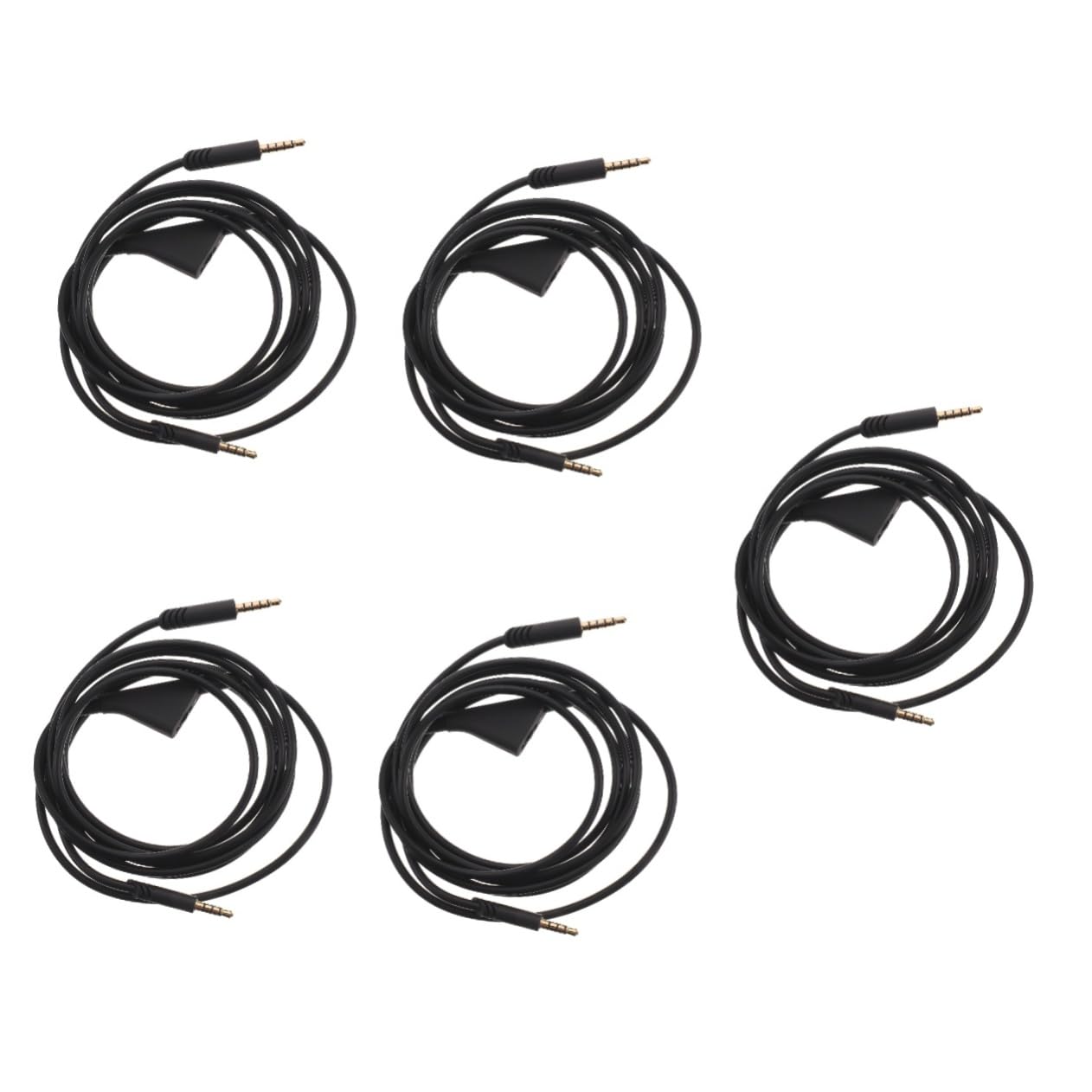 jojofuny 5pièces Câble Audio De Remplacement Pour Écouteurs Compatible Avec Suffisante Du Bruit Et Pratique Avec Connecteur