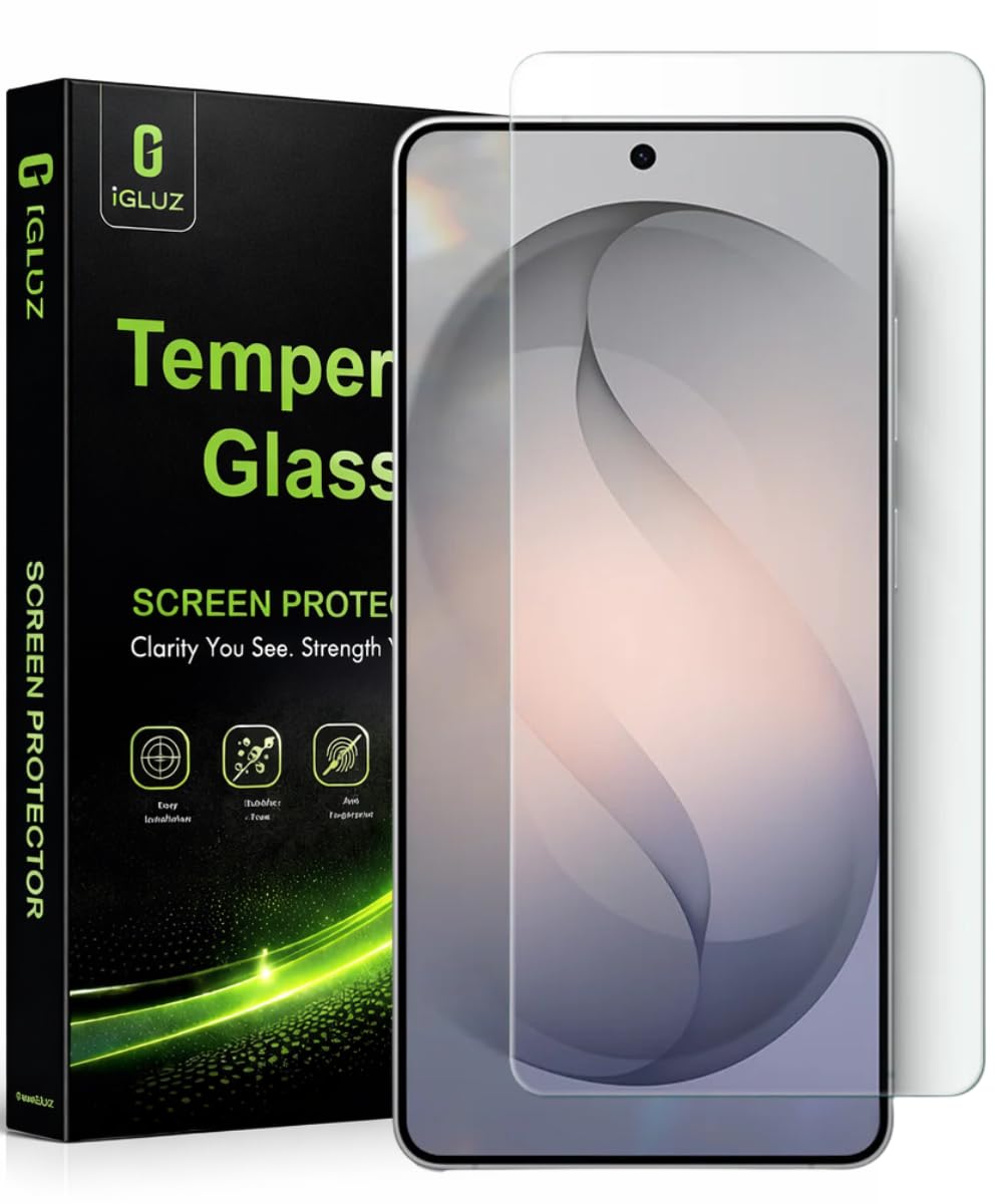 iGluz Compatible with Samsung Galaxy S25 Ultra Elite Screen Protector | 0.15mm Ultra Thin Tempered Glass | Ultrasonic Fingerprint Support | HD Clear | Case Friendly | Re-Register Biometrics Recommended