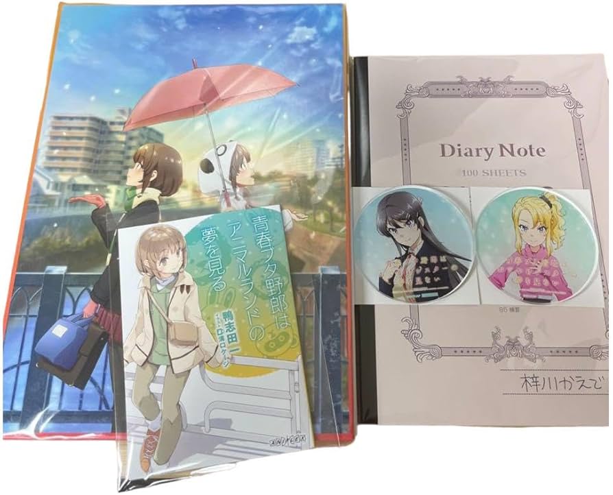 A4等級以上 青ブタ パンフレット豪華版 かえでの日記帳 入場者特典