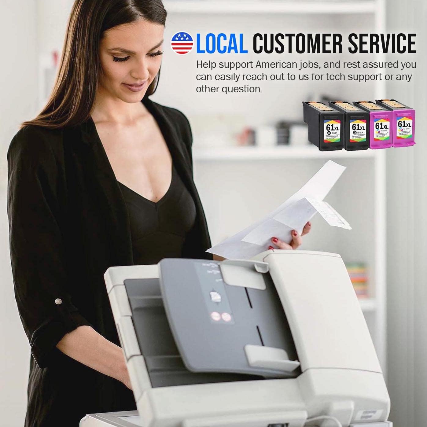 Amazing 🔥 Limeink 4 Remanufactured Ink Cartridge Replacement 61XL High Yield for HP 1000 1010 1050 1055 1510 1512 2000 2050 2510 2512 2514 2540 2542 2543 2549 3000 3050 3050A 3054A 3051A Envy (2 Black, 2 Color) 🔥 Flash Sale Limeink 4 Remanufactured Ink Cartridge Replacement 61XL High Yield for HP 1000 1010 1050 1055 1510 1512 2000 2050 2510 2512 2514 2540 2542 2543 2549 3000 3050 3050A 3054A 3051A Envy (2 Black, 2 Color)