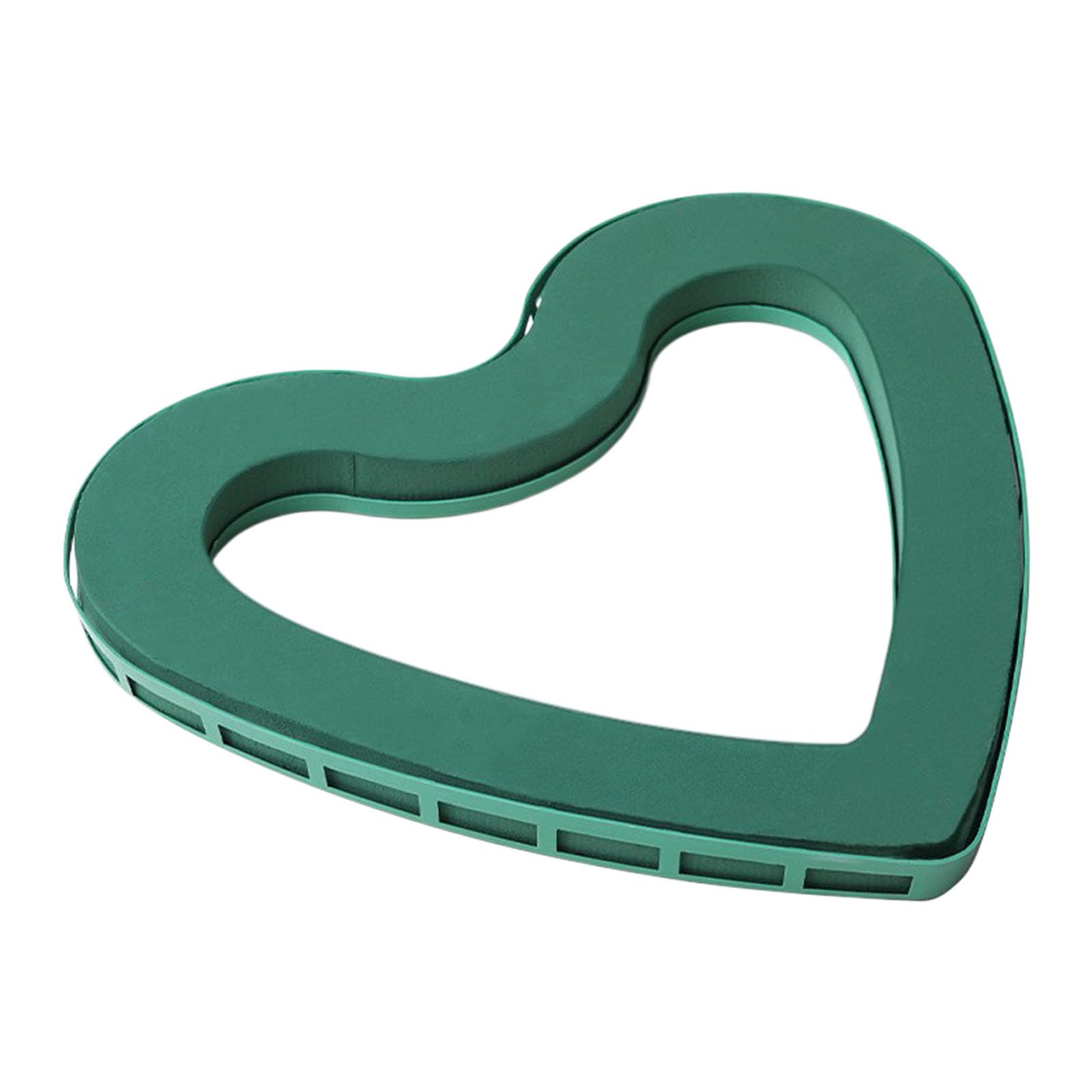Kaeltsyn Arrangement Stand with Suction Cup Base Water Retaining Floral Foam Stand for Wedding Floral Arrangement Heart Molded Flower Owner