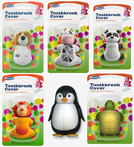 Animal Toothbrush Covers, Assorted Animals, (3 Pack) - Thumbnail 6