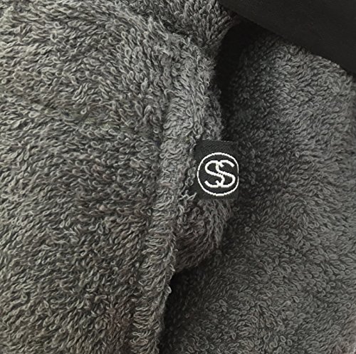Albornoz de algodón 100% Strong Souls para hombre con cinturón ajustable 2