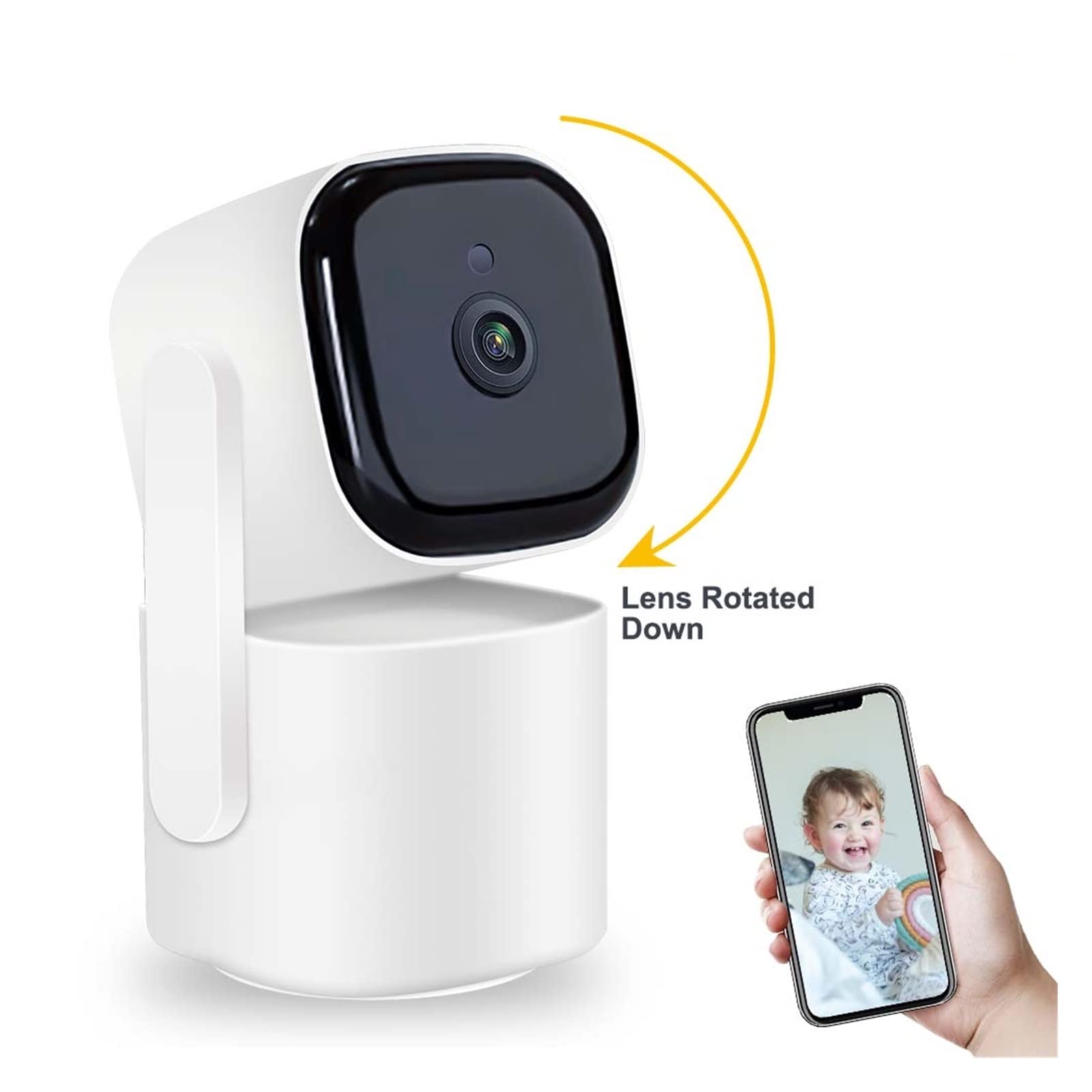 Kamera bezpieczeństwa zewnętrzna, 5G niania elektroniczna Baby Monitor kamera wewnętrzne automatyczne śledzenie 1080P HD kamera do nadzoru wideo noktowizor dwukierunkowy dźwięk ochrona bezpieczeństwa