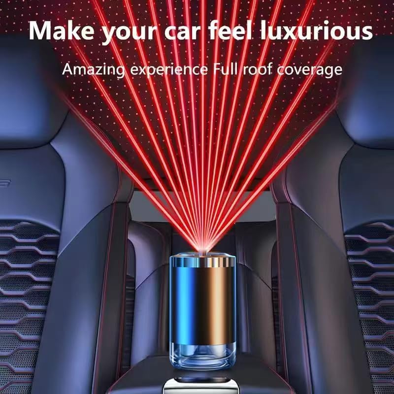 Smart Car Air Fresheners, 5 Mode Adjustable Rechargeable Aroma Diffuser, for Home Office Driving (Various Fragrance Types Available) (1 pc Gardenia)