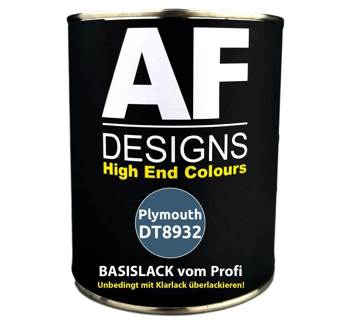 Alex Flittner Designs 1 l lakier samochodowy do Plymouth DT8932 Parade Blue Metallic lakier samochodowy gotowy do natryskiwania