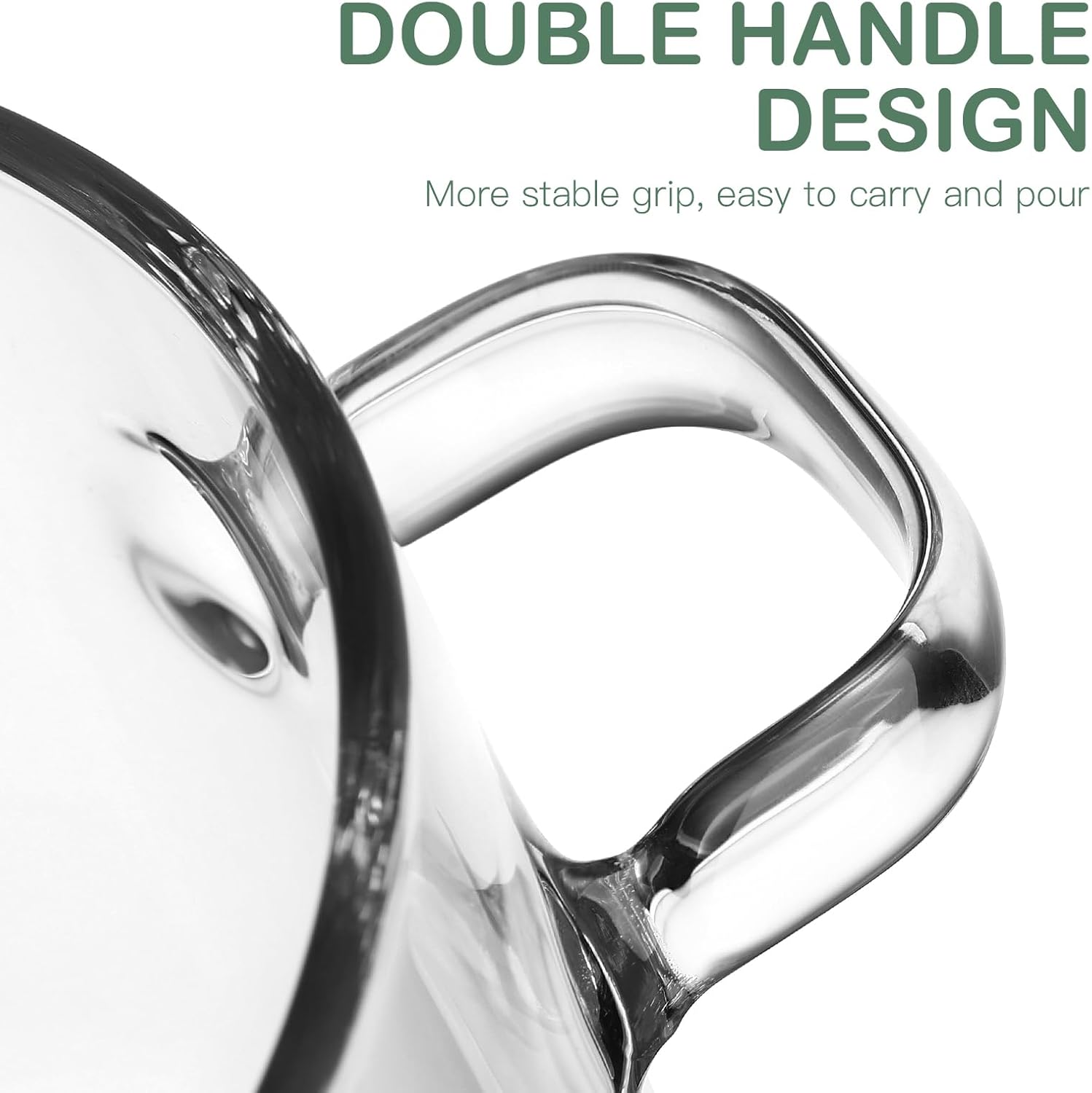 DOITOOL Glass Saucepan with Cover: 2 Quarts Clear Glass Simmer Pot Potpourri Clear Stovetop Cooking Pot with Lid and Handle for Potpourri Pasta Noodle Soup Milk - 1.9L/64oz