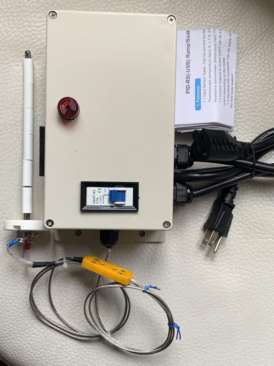 Thermomart Plug & Play PID Ramp Soak Time Cycle Kiln Oven Temperature Controller 60 Segment Pottery Glass Annealing : Arts, Crafts & Sewing