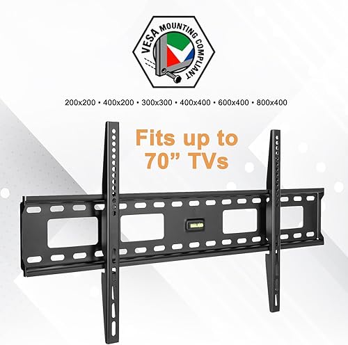 Miniatura 2 de Soporte de pared para TV plano ultradelgado para Insignia  55 pulgadas clase F50 Series QLED 4K UHD Smart Fire TV  NS-55F501NA22  Diseño de perfil