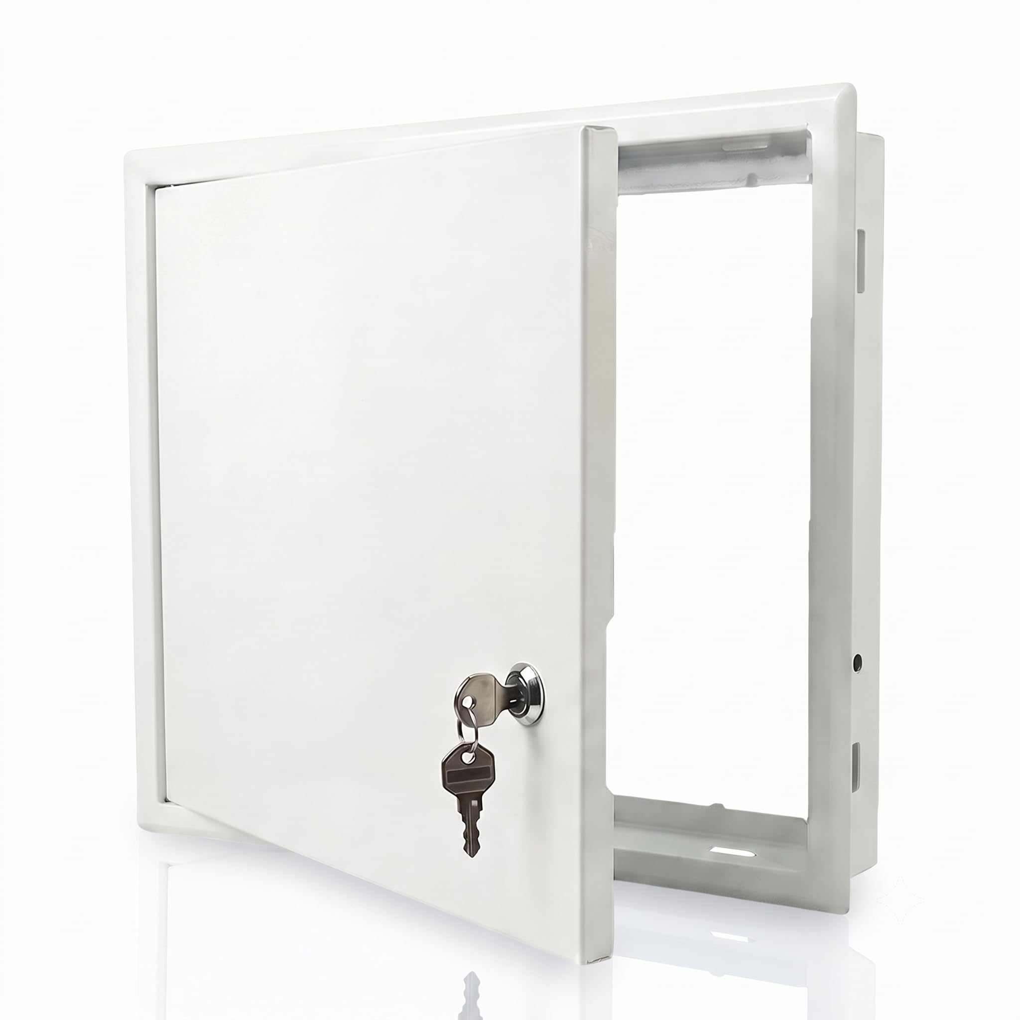 Sportello Ispezione Metallo 40x60 cm con Serratura a Chiave - Sportello Contatore Gas ed Elettrico per Parete e Soffitto - Pannello Accesso Tecnico per Contatore, Caldaia e Manutenzione