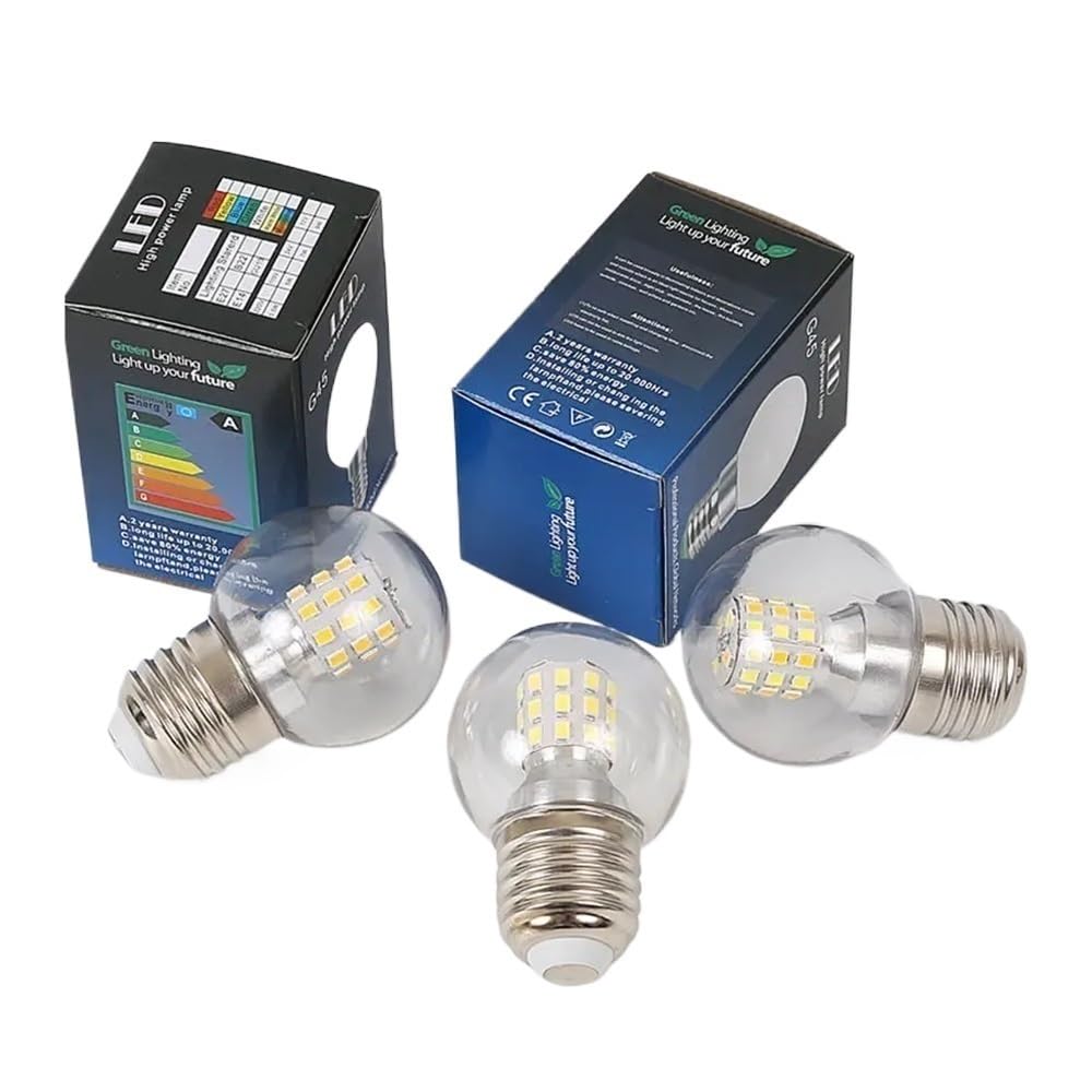 fengyan Casa bombillas 10 unids/lote bombilla LED 5W/7W/9W E27/E14 fuente de luz colgante de tornillo G45 bombilla pequeña bombilla LED de maíz for el hogar Familiar Lámpara ( Color : 6000K (white) ,