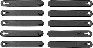 ケーブルタイ 調節可能なゴム製コードオーガナイザー オートバイ用コード管理 ラインヘッドホン データケーブル ワイヤー管理