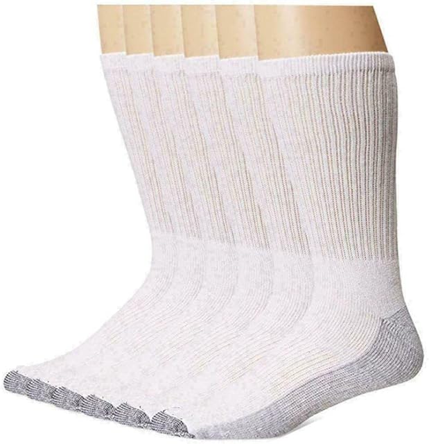 10 Pairs Mens Heavy Duty Cotton Rich Work Socks Winter Warm Thick Reinforced Heel Toe 6-11 (EU 10-13)