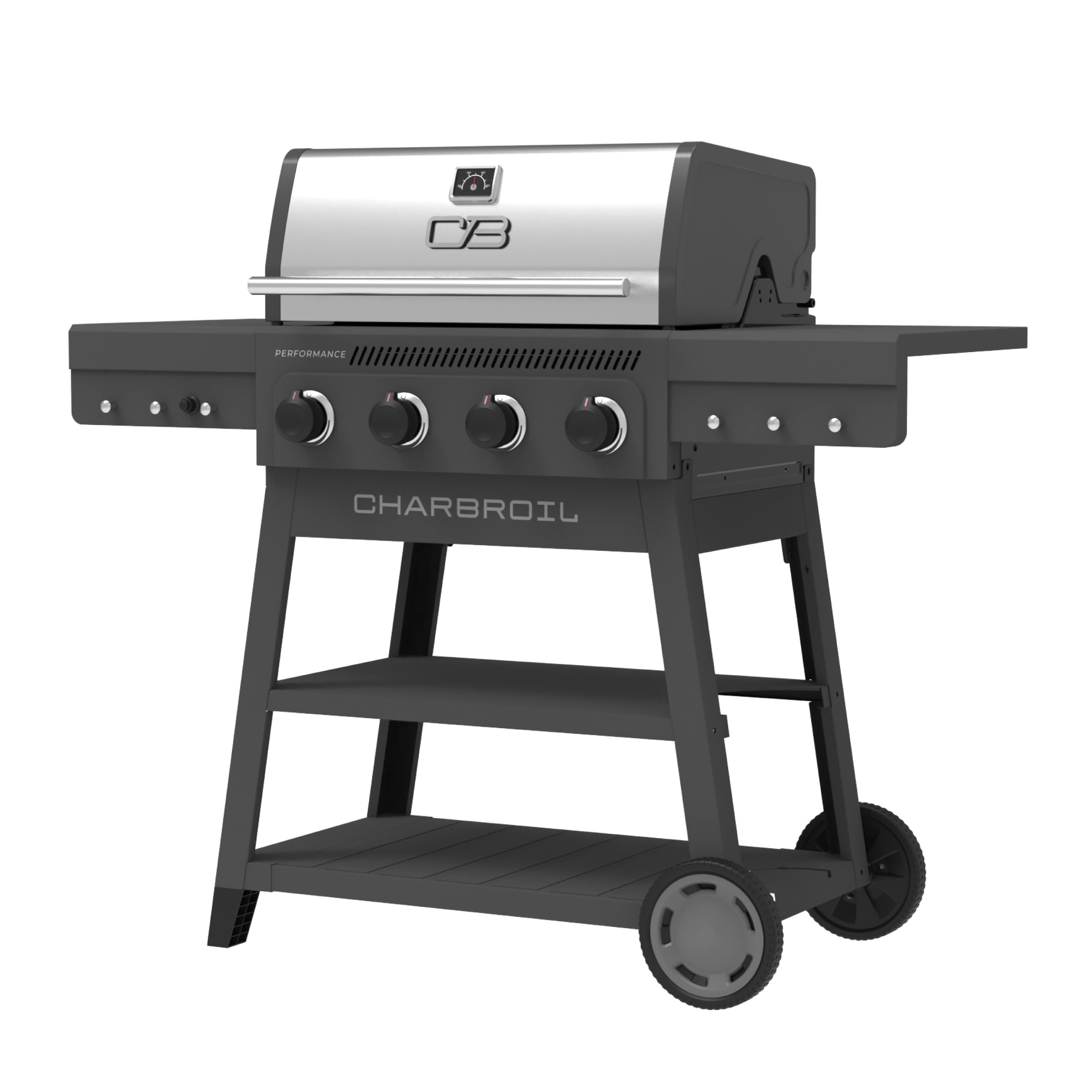 Charbroil Performance Series 4-Burner Gas Grill Cart, Gray - 463253825