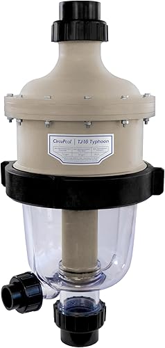 Miniatura 8 de Circupool Prefiltro TJ-16 Typhoon - Filtración ciclónica para piscinas de hasta 60,000 galones - para una fácil instalación de reacondicionamiento