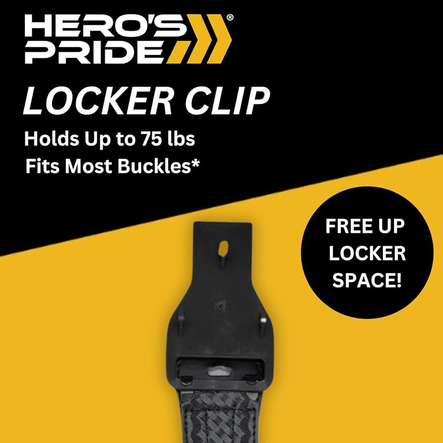 Hero's Pride Heavy Duty Locker Clip - Designed to Organize Duty