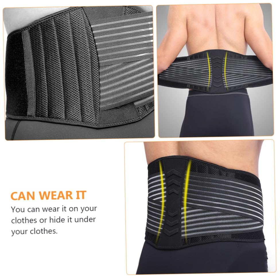 Faja lumbar ajustable transpirable para entrenamiento y fitness miniatura 7