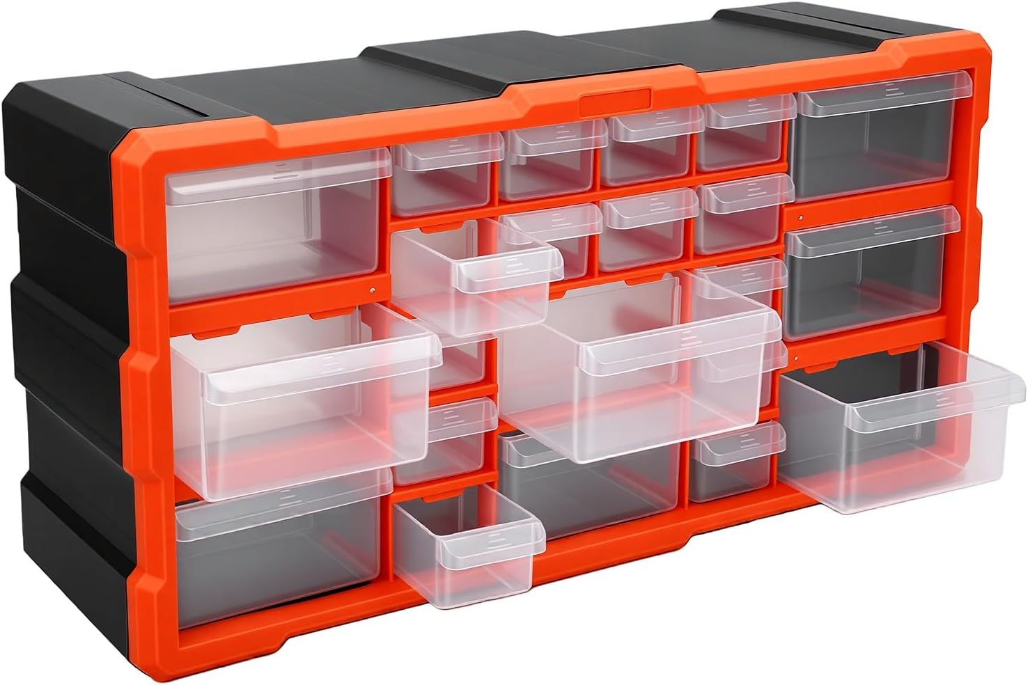 Hyuduo 22 Drawer Plastic Storage Cabinet, Small Parts Organizer