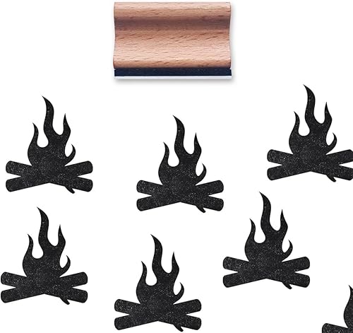 Sello de goma para fogata, sello mediano de 1-13 para álbumes de recortes, tarjetas, manualidades