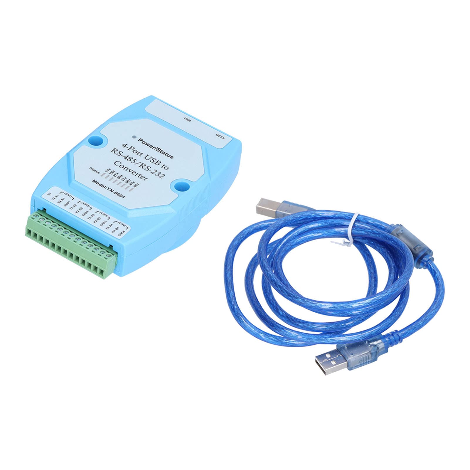 Fafeicy Convertitore Seriale Multi-Isolato a 4 Porte, Chip FT4232,