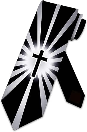 Amazon.com: Three Rooker Christian Ties Men's Faith Cross Necktie ...