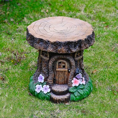 Table d'appoint terrasse et salon style souche d'arbre déco