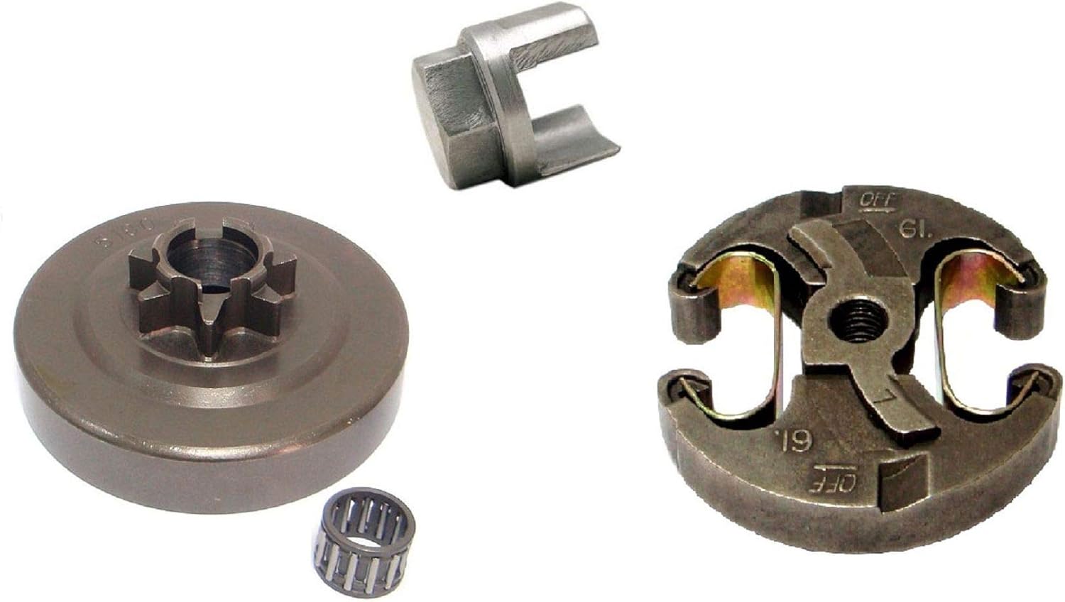 Clutch + Sprocket Drum .325" 7T + Removal Tool for Husqvarna 455, 460, 461 Rep 537 29 17-02