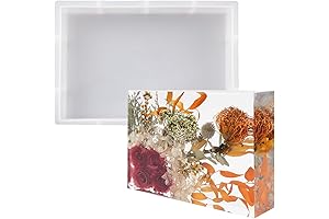 Versatile Rectangle Silicone Molds for Resin Crafting