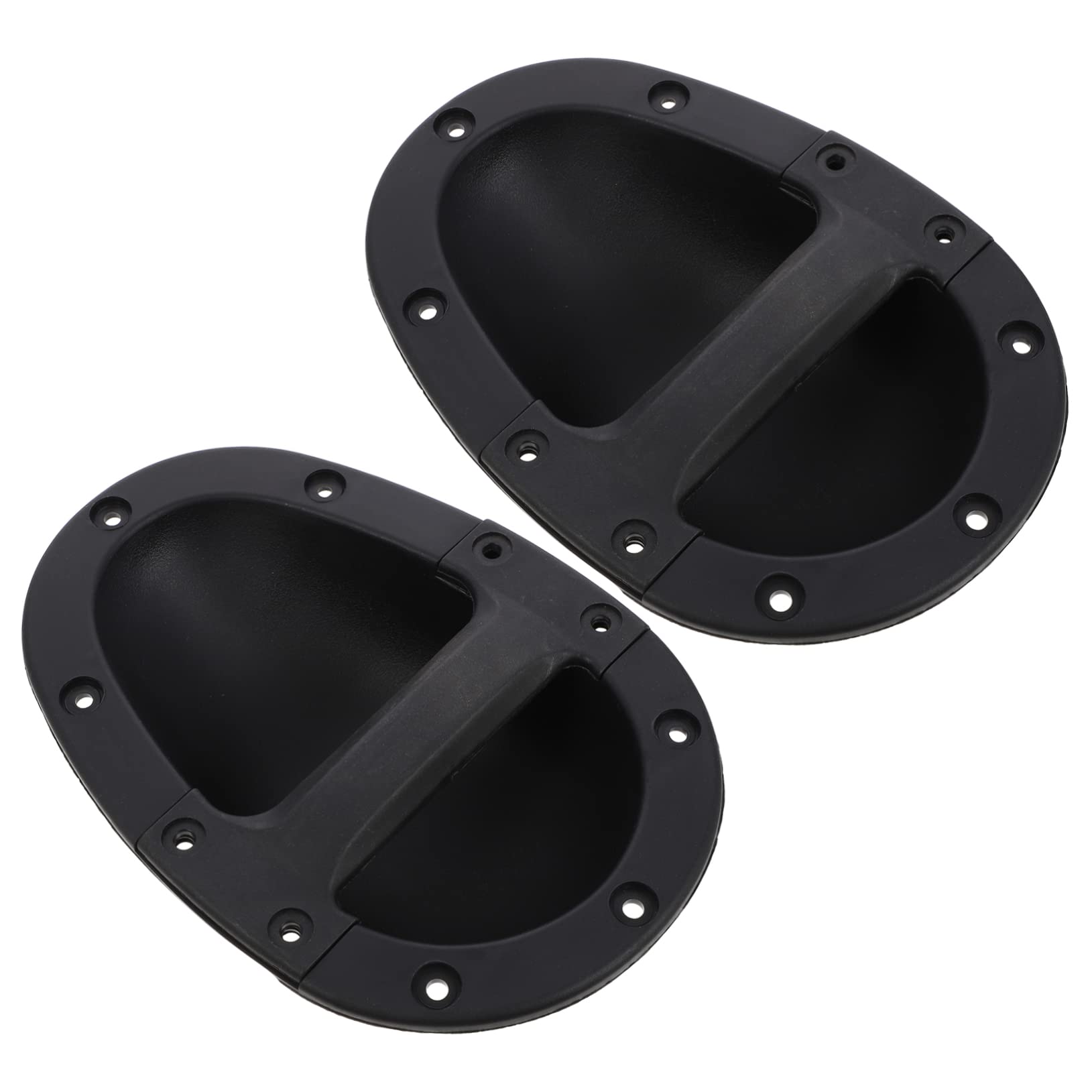 HOLIDYOYO 2pcs Recessed Speaker Handles for Loudspeakers Heavy Duty Stain Resistant Finish Easy Installation for Speaker Cabinets and